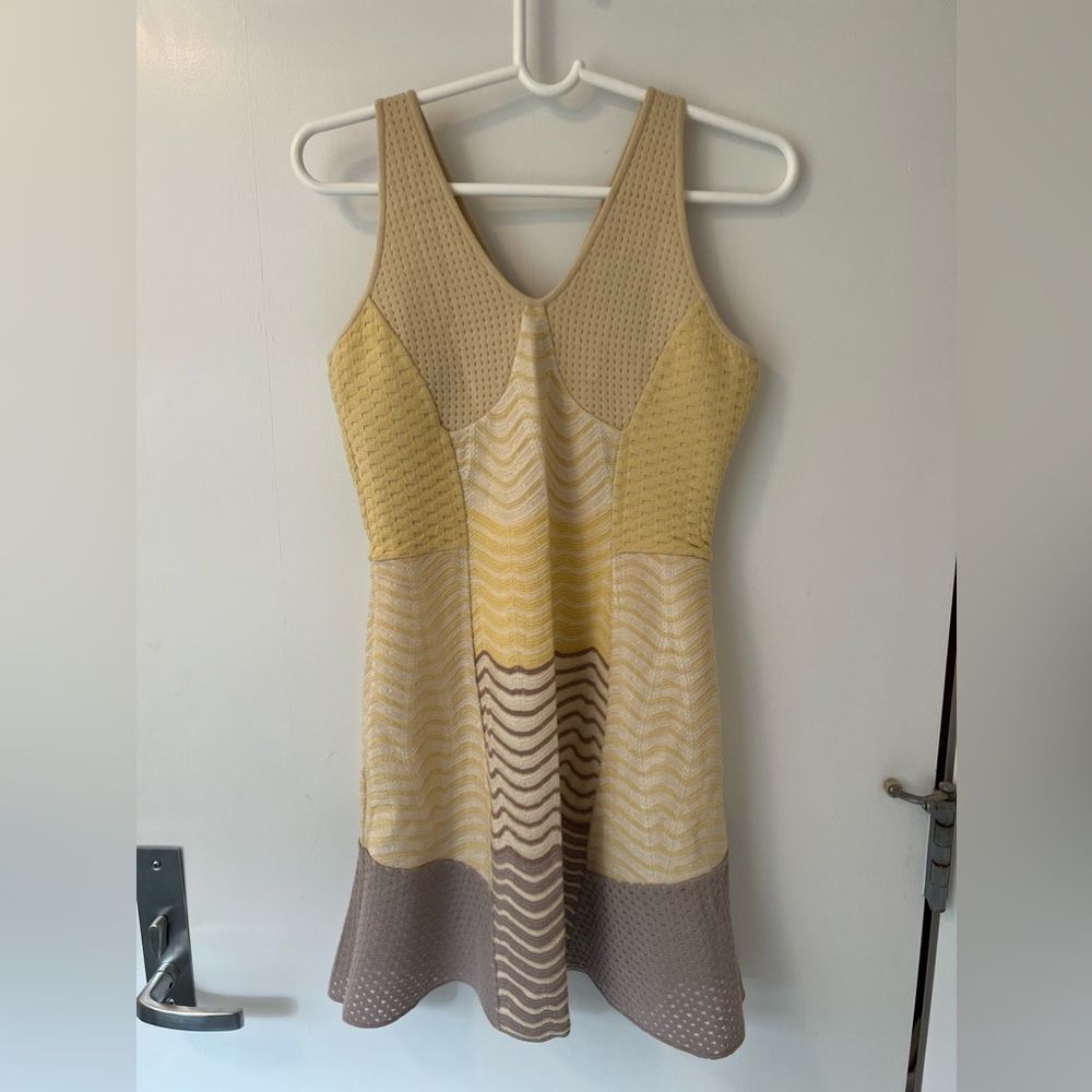 M Missoni sleeveless flutter dress